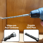 Broca para Concreto SDS-Plus 6x160mm Fertak 120616