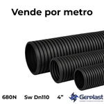 Duto PEAD Kanaduto HD 680N SW DN 110 Preto 4