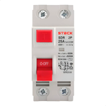 Interruptor Diferencial 2P 25A 30 mA Steck – Modelo SDR22530