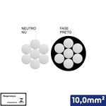 Cabo Multiplexado Duplex Alumínio 10,00 mm² 0,6/1kV- Vendido por metro