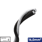 Cabo Multiplexado Duplex Alumínio 16,00 mm² 0,6/1kV- Vendido por metro