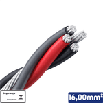 Cabo Multiplexado Quadruplex Alumínio 16,00 mm² 0,6/1kV- Vendido por metro