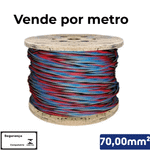 Cabo Multiplexado Quadruplex Alumínio 70,00 mm² 0,6/1kV- Vendido por metro