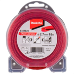 Fio de Nylon Quadrate 2.7mm x 30m Makita E-01834