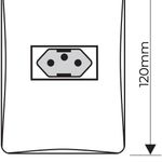 TOMADA PADRAO 2P+T 20A/250V~ EVIDENCE FAME 102.2912.4