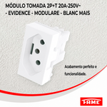 MODULO TOMADA 2P+T 20A SM/EVIDENCE FAME 102.3893.3