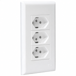 CONJUNTO 3 TOMADAS 2P+T 20A C/P EVIDENCE FAME 102.3268.4