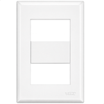 PLACA 4X2 COM SUPORTE 2 MODULOS EVIDENCE FAME 104.2886.0