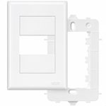 PLACA 4X2 COM SUPORTE 1 MODULO EVIDENCE FAME 104.2885.0