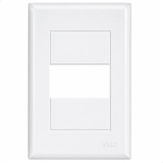 PLACA 4X2 COM SUPORTE 1 MODULO EVIDENCE FAME 104.2885.0