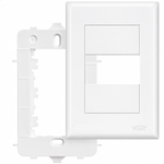 PLACA 4X2 COM SUPORTE 1 MODULO EVIDENCE FAME 104.2885.0
