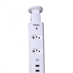 TORRE DE TOMADA C/ 2 TOMADAS + 2 USB BRANCA PIX ILUMINAÇÃO 3.650.6856