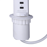 TORRE DE TOMADA C/ 2 TOMADAS + 2 USB BRANCA PIX ILUMINAÇÃO 3.650.6856