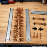 KIT BARRAMENTO 48 DISJ GS 100A TRI MORATORI B48GS100T