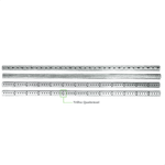 TRILHO 35MM 1M DIN GALVANIZADO LISO MORATORI TD100L