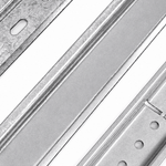 TRILHO 35MM 1M DIN GALVANIZADO LISO MORATORI TD100L