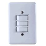 MODULO 3 INTERRUPTOR SIMPLES 6A 250V 2019/0 ILUMI