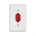 MODULO TOMADA 2P+T 20A 250V VERMELHO 20143/0 ILUMI