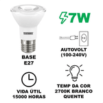 LAMPADA LED PAR 20 7W 38 6500K TASCHIBRA 11080605
