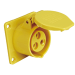 TOMADA INDUSTRIAL EMBUTIR TEWD 16 A 3 POLOS 4h 100-130 Vca/cc WEG 14684934