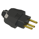 PLUGUE MACHO 180 2P T 20 A/250 VCA PRETO 450-2 WEG 13302063