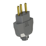 PLUGUE MACHO 180 2P T 10 A/250 VCA CINZA 362-2 WEG 13302035