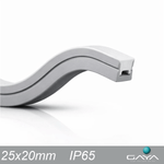 PERFIL FLEXIVEL 25X20MM SOBREPOR IP65 GAYA 7451