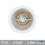 LED AR70 4.8W 2700K IRC80 300 LUMENS IP20 BIVOLT GAYA 9251