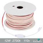 FITA COB SLIM 12W/M 2700K 110V 100MT 1200 LUMENS/M IP65 GAYA 7340
