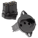 TOMADA DE PISO 2P T 20 A/250 VCA PRETO/PRETO 4344N2 WEG 13300941