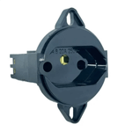 TOMADA DE PISO 2P T 20 A/250 VCA PRETO/PRETO 4344N2 WEG 13300941