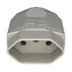 PLUGUE FEMEA 180 2P T 10 A/250 VCA CINZA 838-2 WEG 13303184