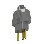 PLUGUE MACHO 180 2P T 20 A/250 VCA CINZA 452-2 WEG 13302090