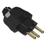 PLUGUE MACHO 180 2P T 10 A/250 VCA PRETO 360-2 WEG 13302033