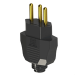 PLUGUE MACHO 180 2P T 10 A/250 VCA PRETO 360-2 WEG 13302033