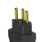 PLUGUE MACHO 180 2P T 10 A/250 VCA PRETO 360-2 WEG 13302033