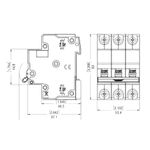 DISJUNTOR 3P CURVA C 32A 15265763 WEG