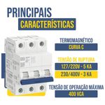 DISJUNTOR 3P CURVA C 32A 15265763 WEG