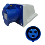 TOMADA INDUSTRIAL SOBREPOR TSWD 16 A 3 POLOS 9h 380-440 Vca/cc 14684718 WEG
