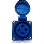 TOMADA INDUSTRIAL SOBREPOR TSWD 16 A 3 POLOS 9h 380-440 Vca/cc 14684718 WEG