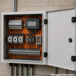 QUADRO DE COMANDO 500X500X250 MORATORI QC505025
