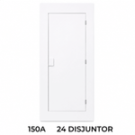 QUADRO GS 24 DISJUNTOR 150A TRI DCM EMBUTIR BRANCA MORATORI 824GS150TB