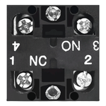 BOTAO DUPLO SEM ILUMINACAO QUADRADO XB2-EL8325 1NA+1NF SIBRATEC 05837