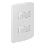 2 INTERRUPTOR SIMPLES 10 A/250 VCA COM PLACA 4X2 SUPORTE ESATTA BRANCO WEG 16091321