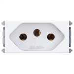MODULO TOMADA DE ENERGIA 2P T 20 A/250 VCA ESATTA BRANCO WEG 16025508