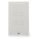 INTERRUPTOR TOUCH 4 BOTOES WI-FI RF COM PLACA 4X2 WHOME BRANCO 16638089 WEG WEG 16638089