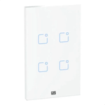 INTERRUPTOR TOUCH 4 BOTOES WI-FI RF COM PLACA 4X2 WHOME BRANCO 16638089 WEG WEG 16638089