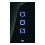 INTERRUPTOR TOUCH 3 BOTOES WI-FI RF COM PLACA 4X2 WHOME PRETO 16638139 WEG WEG 16638139