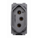 MODULO TOMADA DE ENERGIA 2P T 10 A/250 VCA ESATTA GRAFITE WEG 16037529