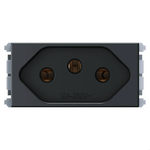 MODULO TOMADA DE ENERGIA 2P T 10 A/250 VCA ESATTA GRAFITE WEG 16037529